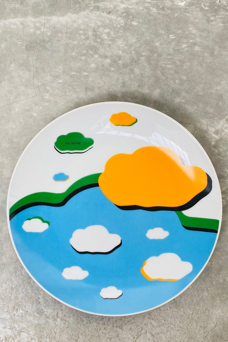 CGH024 || CLOUD PLATE 8 INCHES