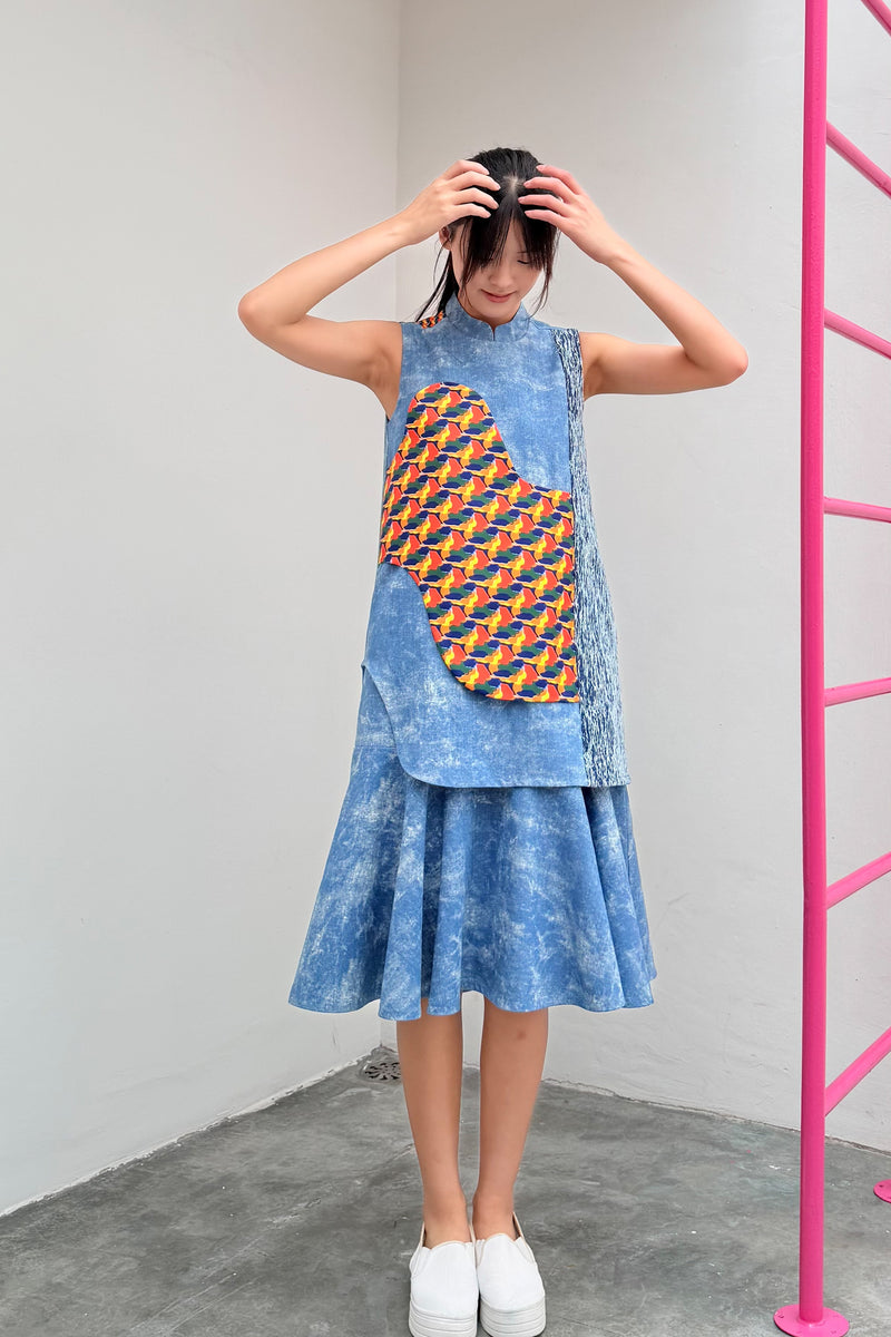 LUNAR 2026 DD02 || CLEMENTINE MIDI DRESS