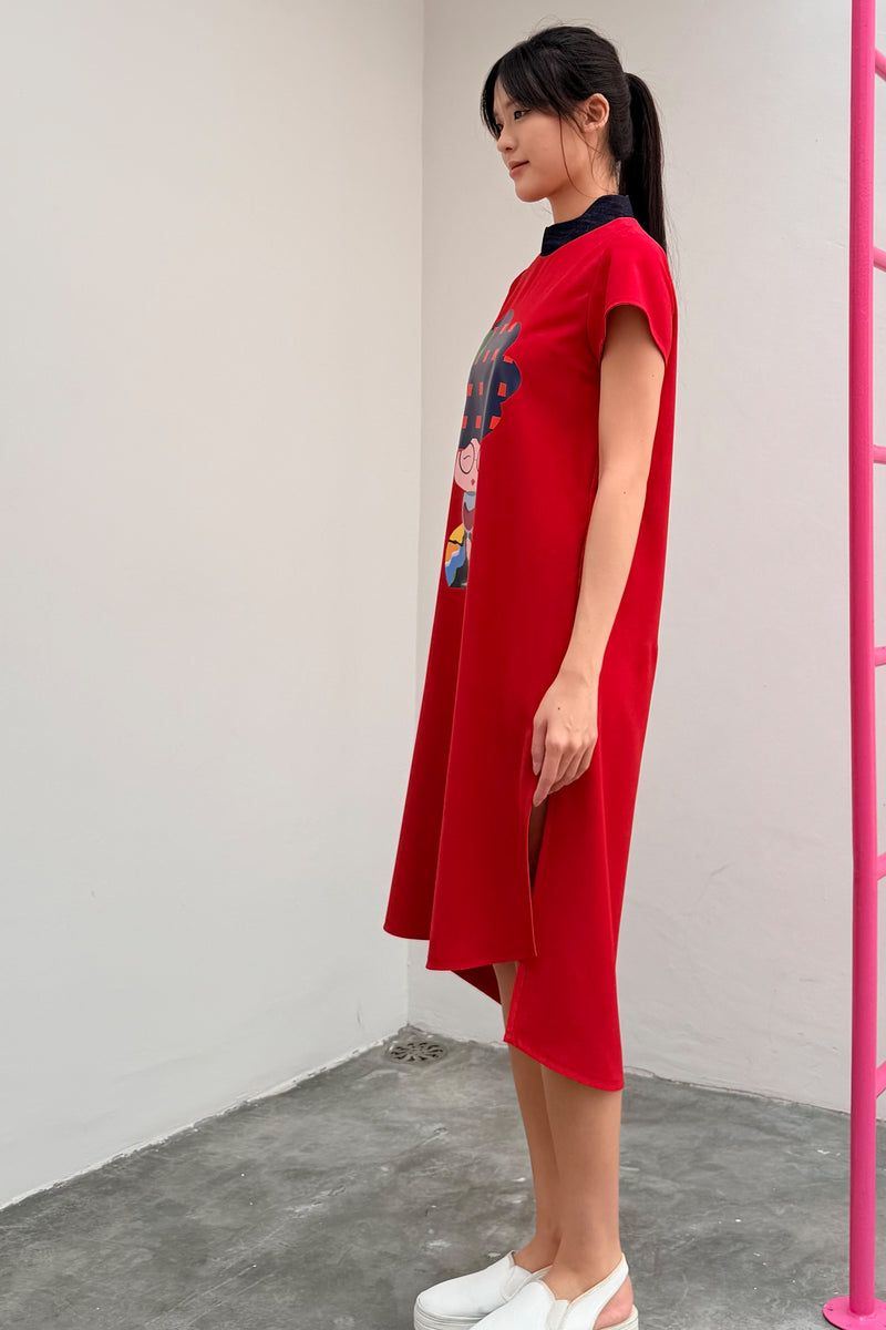 LUNAR 2026 DD03B || KANPAI MIDI DRESS