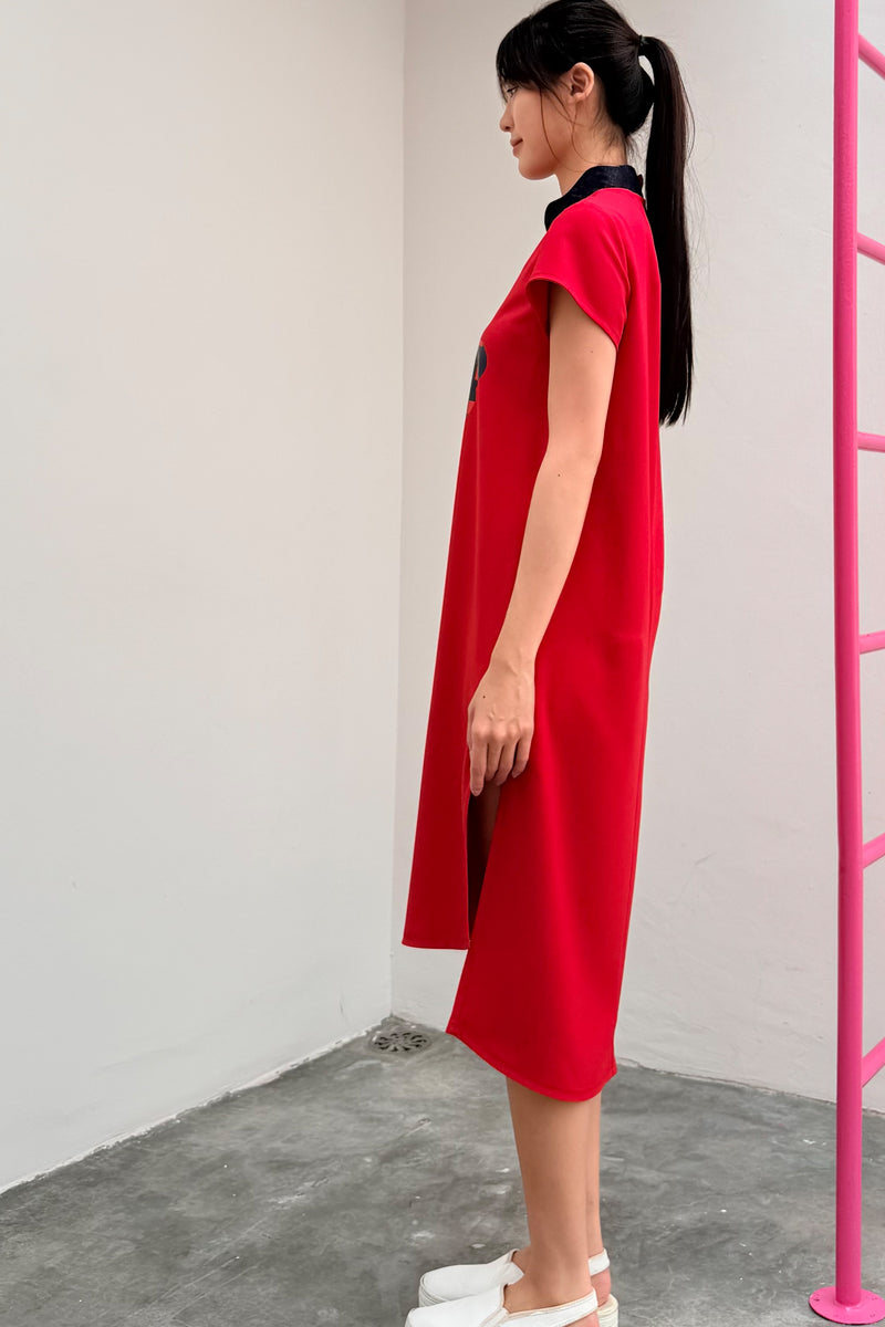 LUNAR 2026 DD03B || KANPAI MIDI DRESS