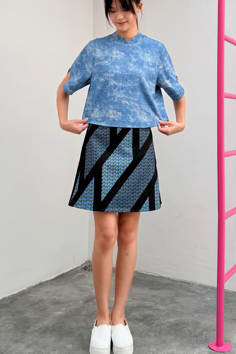 LUNAR 2026 SK01 || ZIG MINI SKIRT