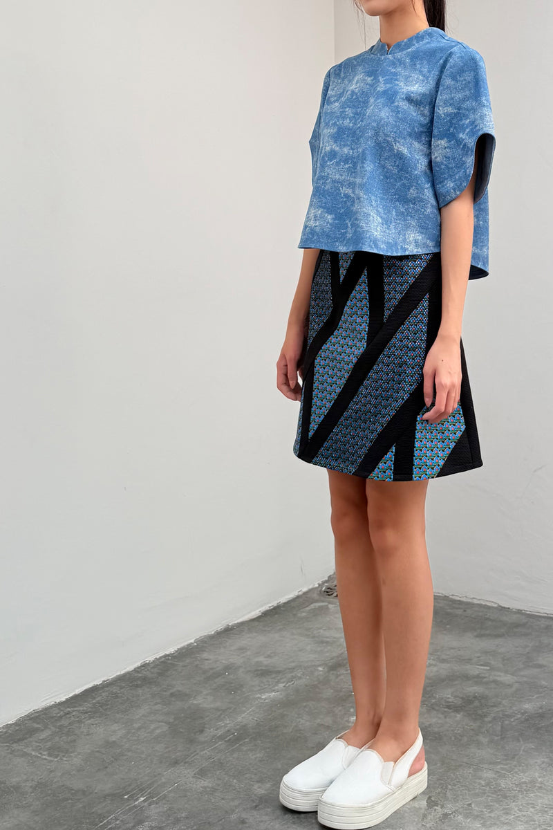 LUNAR 2026 SK01 || ZIG MINI SKIRT