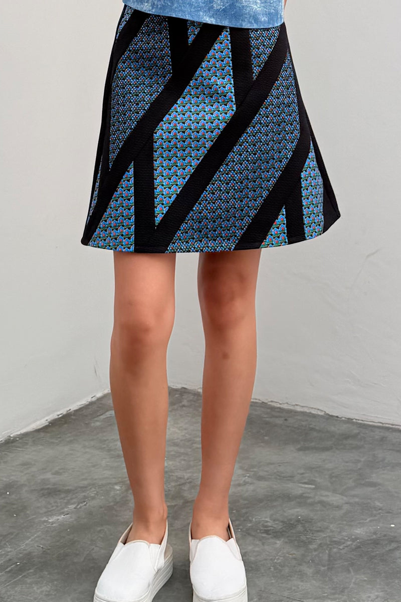 LUNAR 2026 SK01 || ZIG MINI SKIRT