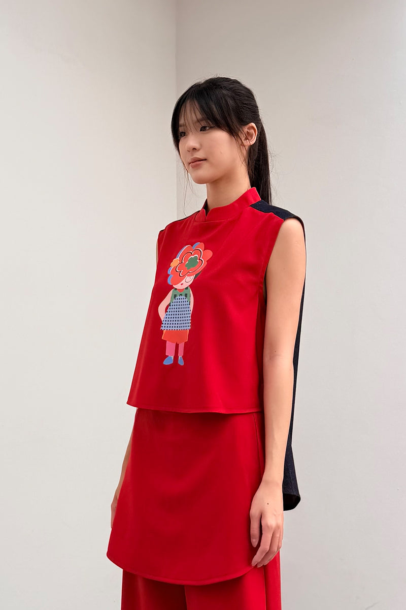 LUNAR 2026 TT02C || AJUMMA OVERSIZED TOP