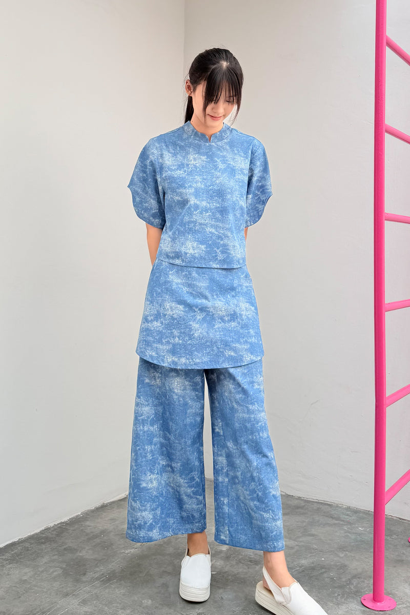 LUNAR 2026 TT05 || DENIM DREAM CROPPED TOP