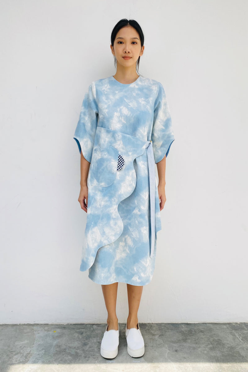 S18 DD01 || LIGHT DENIM CLOUD DRESS