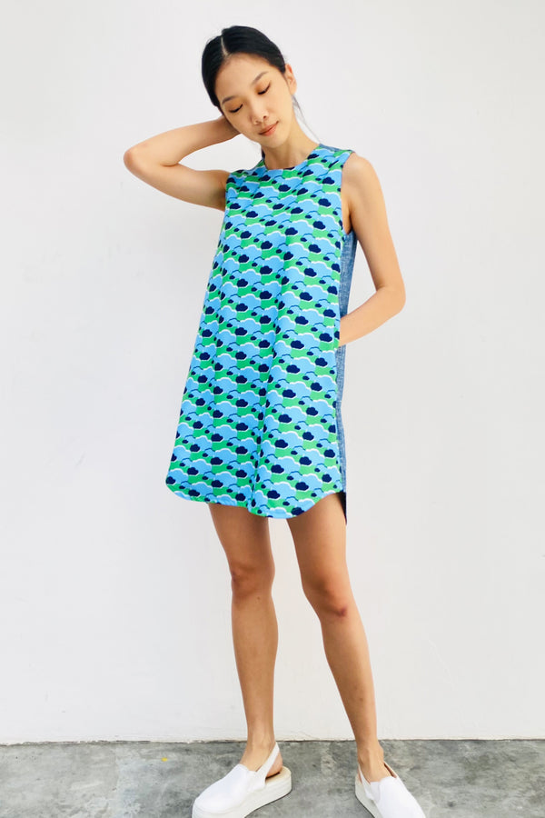 S18 DD10B || BROCCOLI MINI DRESS