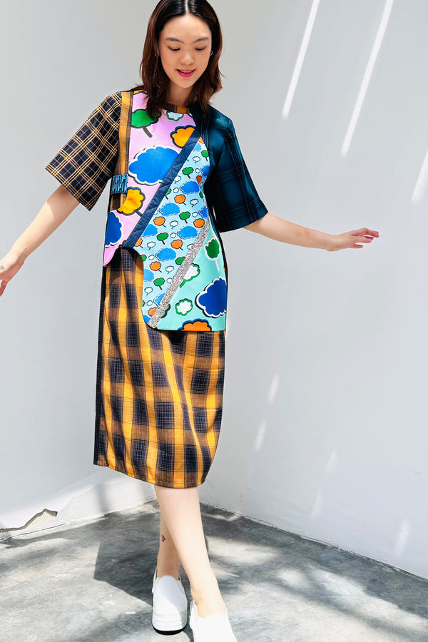 S19 DD06B || MEI MIDI DRESS