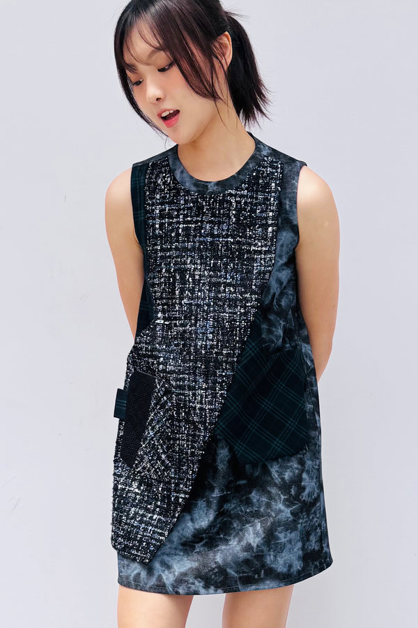 S20 DD01 || SHADOW MINI DRESS