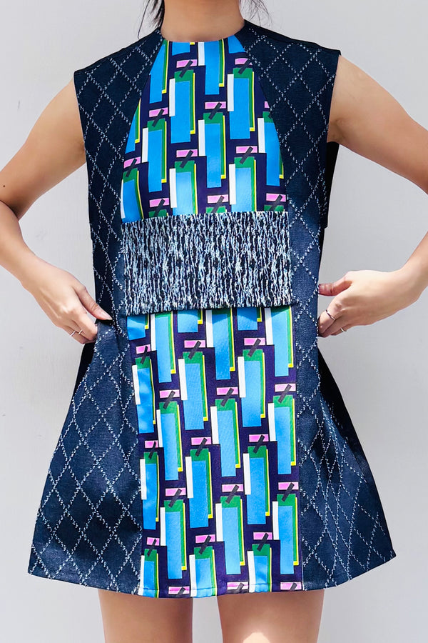 S20 DD13 || DUSK OVERSIZED MINI DRESS