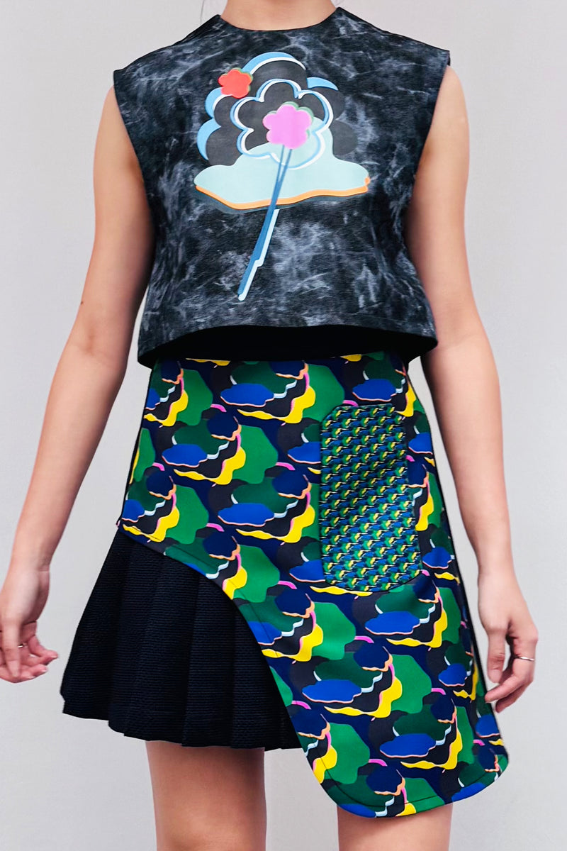 S20 SK03 || CAMO MINI SKIRT