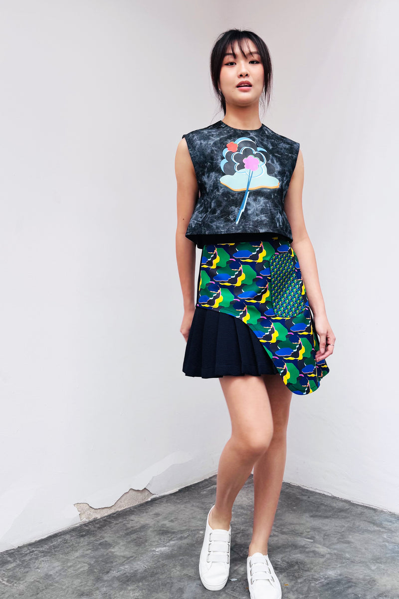 S20 SK03 || CAMO MINI SKIRT