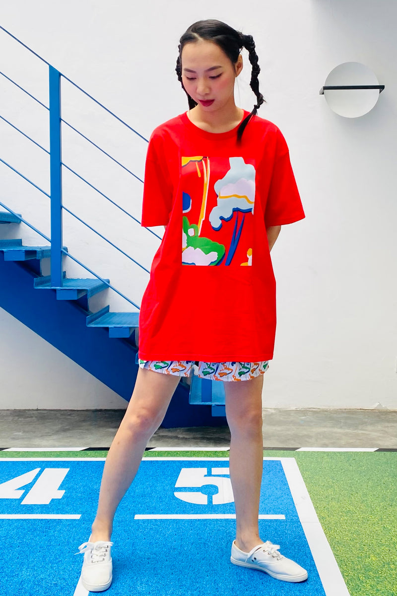 LUNAR 2022 TEE 01 || FUWA FUWA TEE IN RED