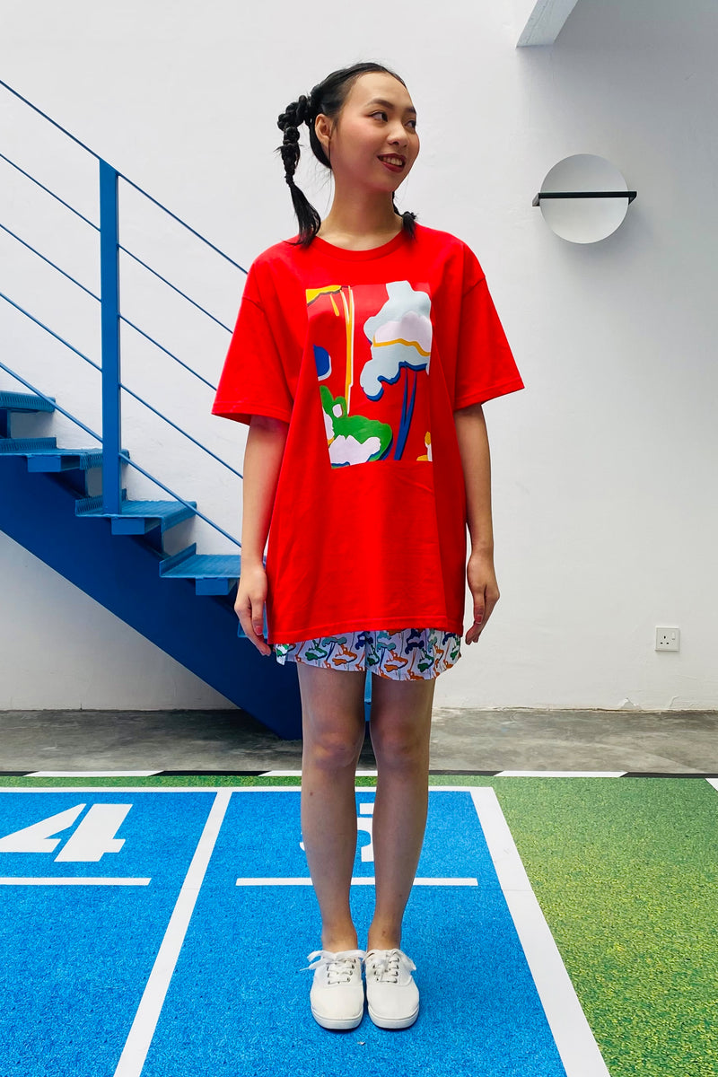 LUNAR 2022 TEE 01 || FUWA FUWA TEE IN RED
