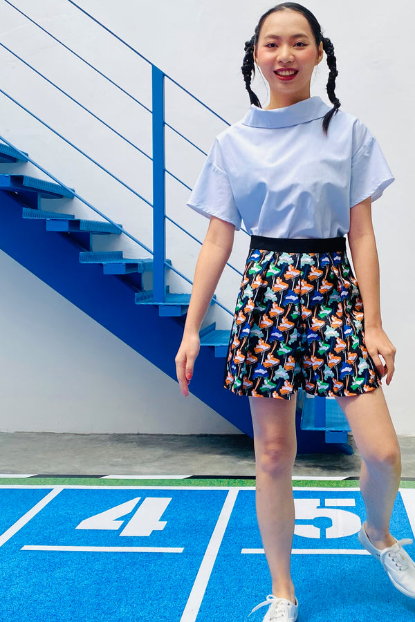 LUNAR 2022 SP01A  || FUWA FUWA SHORTS IN BLACK