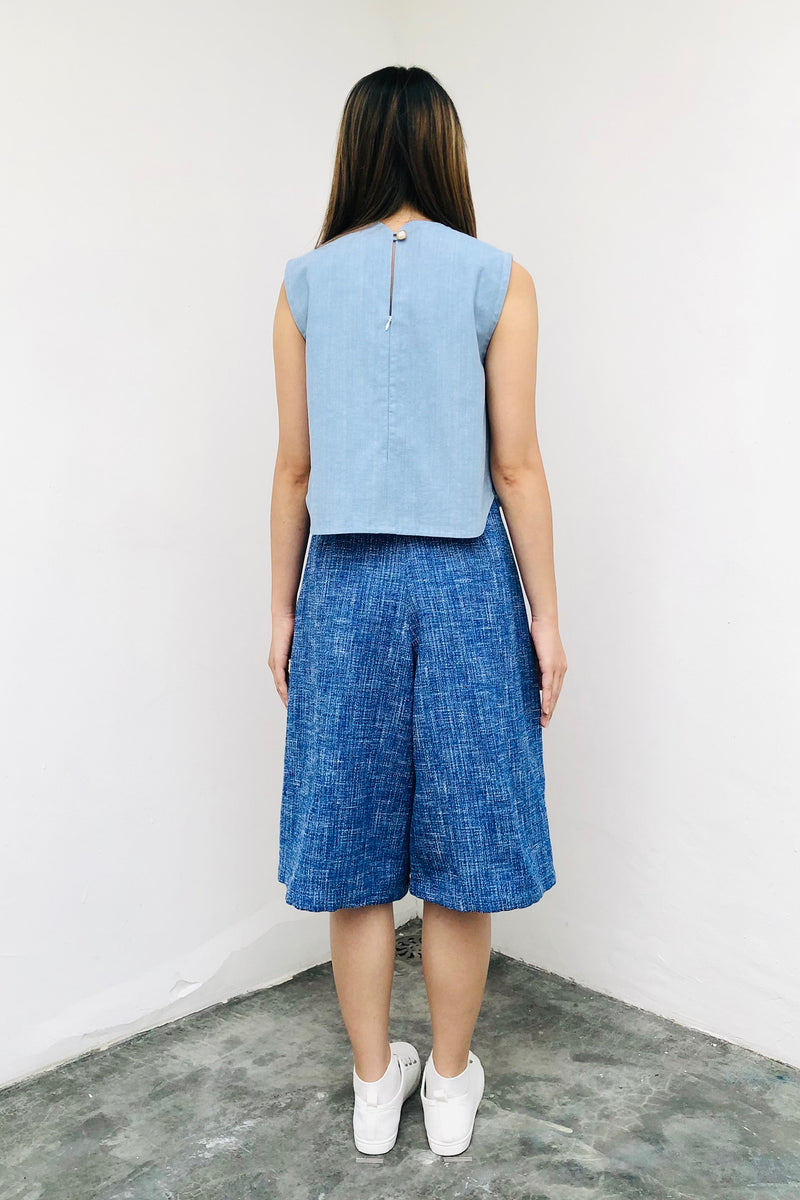 LUNAR 2023 LP02 || PRINTED KNEE CUT TROUSERS