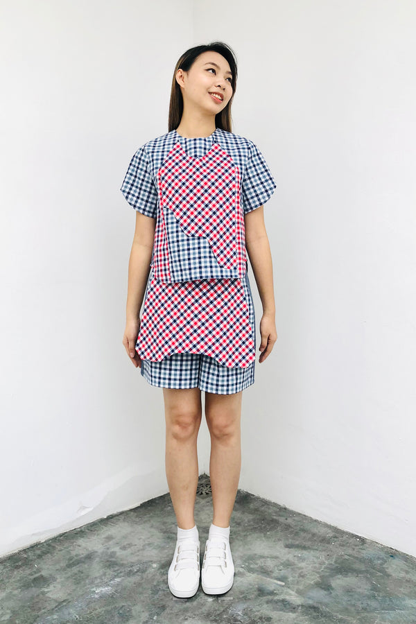 LUNAR 2023 TT02 || CHECKS TOP WITH SLEEVES