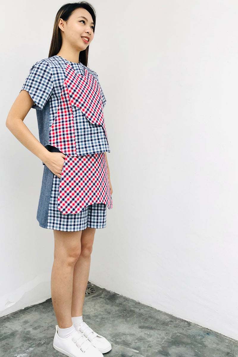 LUNAR 2023 TT02 || CHECKS TOP WITH SLEEVES
