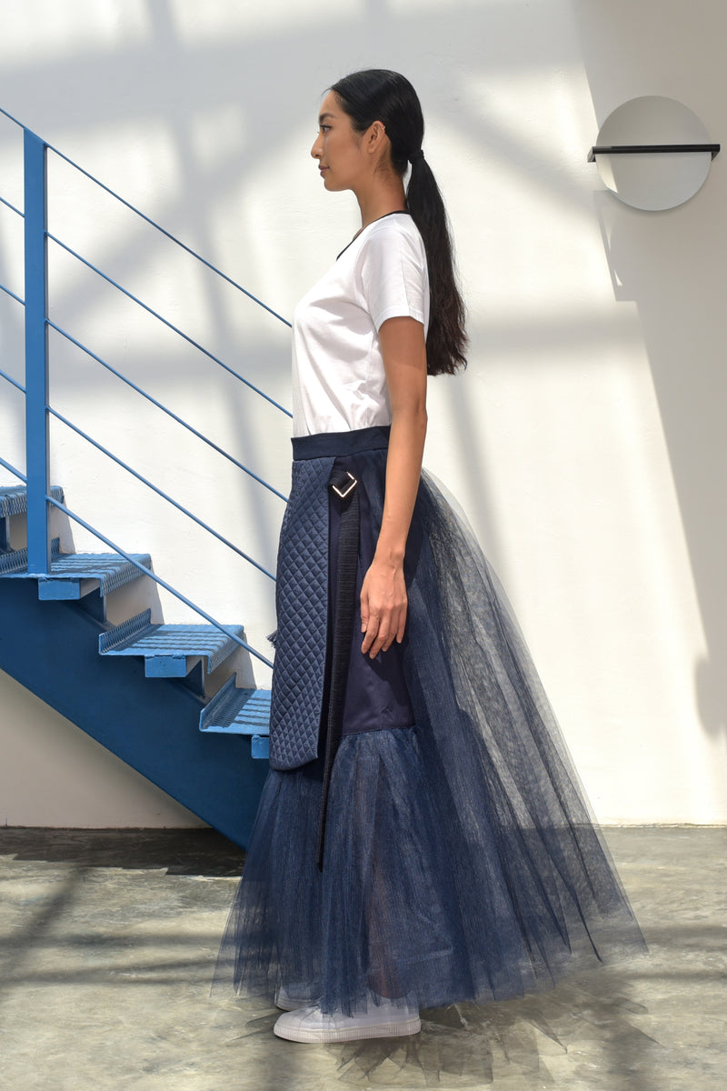 S15 SK07 || MIDNIGHT TULLE SKIRT