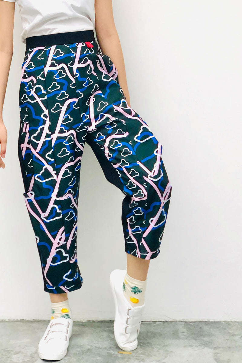 S16 LP01B || EQUESTRIAN TROUSERS IN PRINT