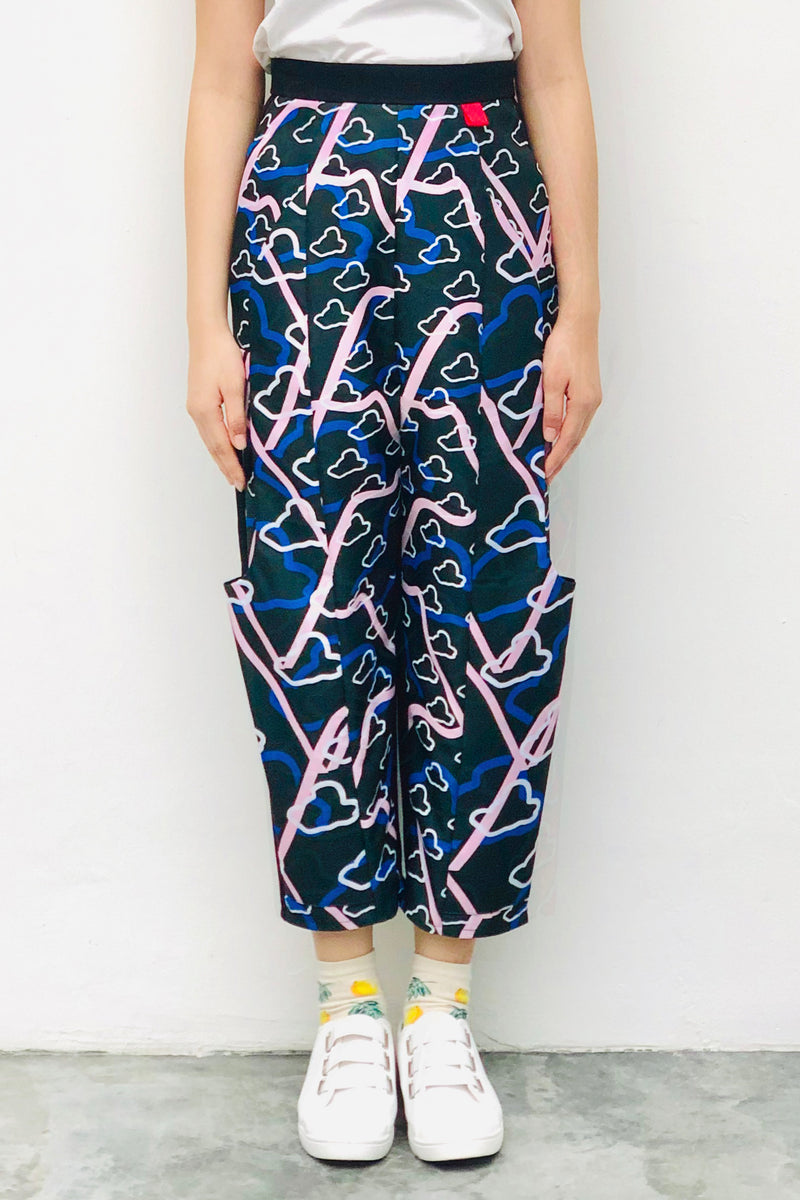 S16 LP01B || EQUESTRIAN TROUSERS IN PRINT