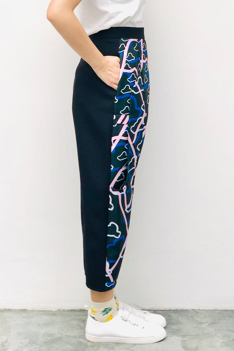 S16 LP01B || EQUESTRIAN TROUSERS IN PRINT