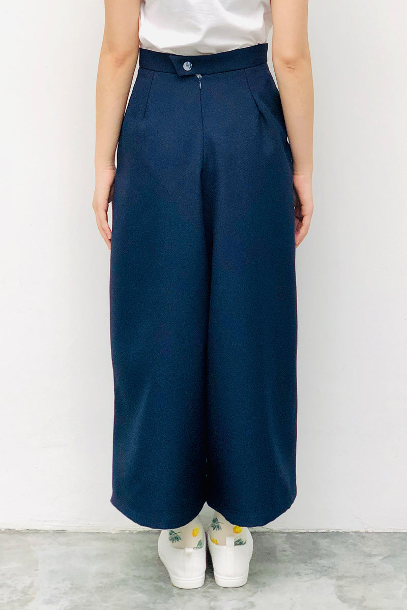 S16 LP05A || KARATE TROUSERS IN MIDNIGHT BLUE