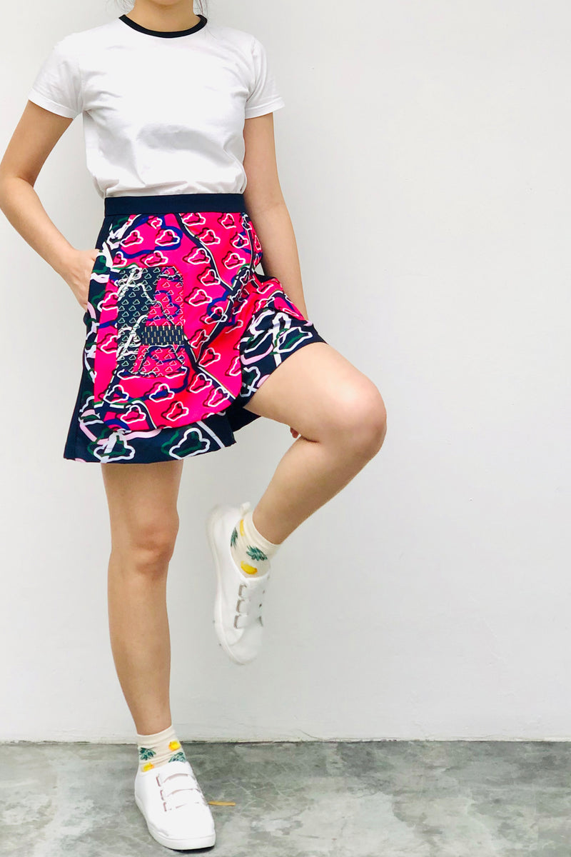 S16 SP01C || TENNIS SHORTS IN PRINT